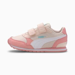 Puma Kids' Peach and White Sneakers